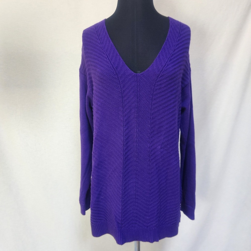 Deep Deep Purple (Closest To Color Is Picture With‎ Chaps Tag) Medium Sweater